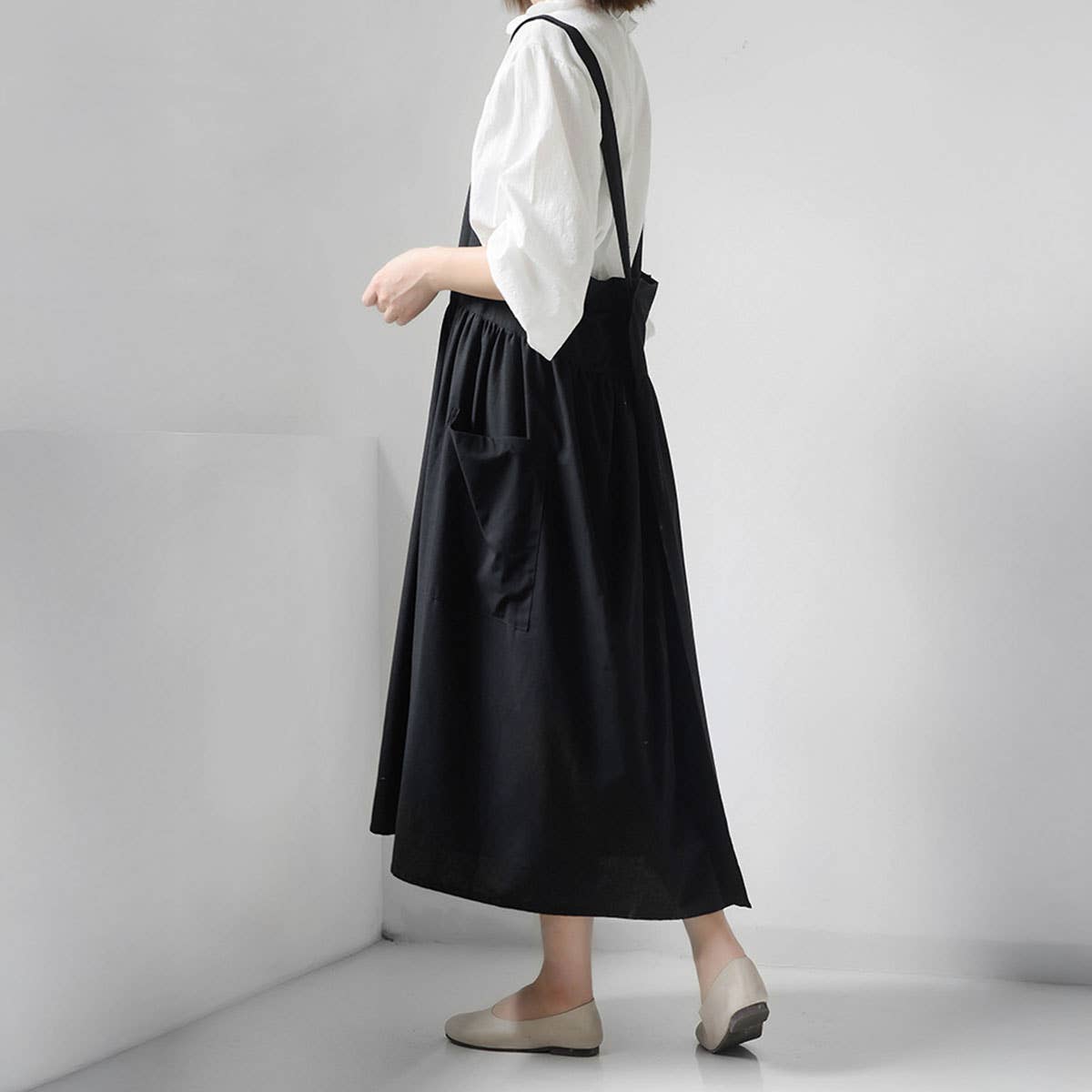 Kitchen florist work Linen Apron with pockets