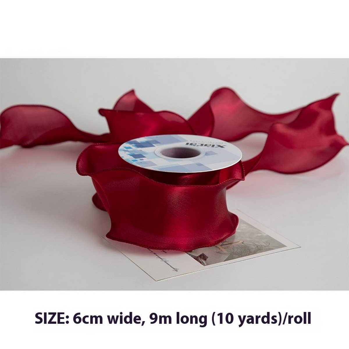 COLORFUL PEARLESCENT EDGE YARN DIY RIBBON