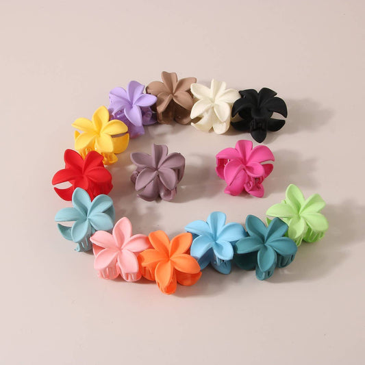 Candy Color Plumeria Claw Clip, Small Flower Clip_CWMM4939