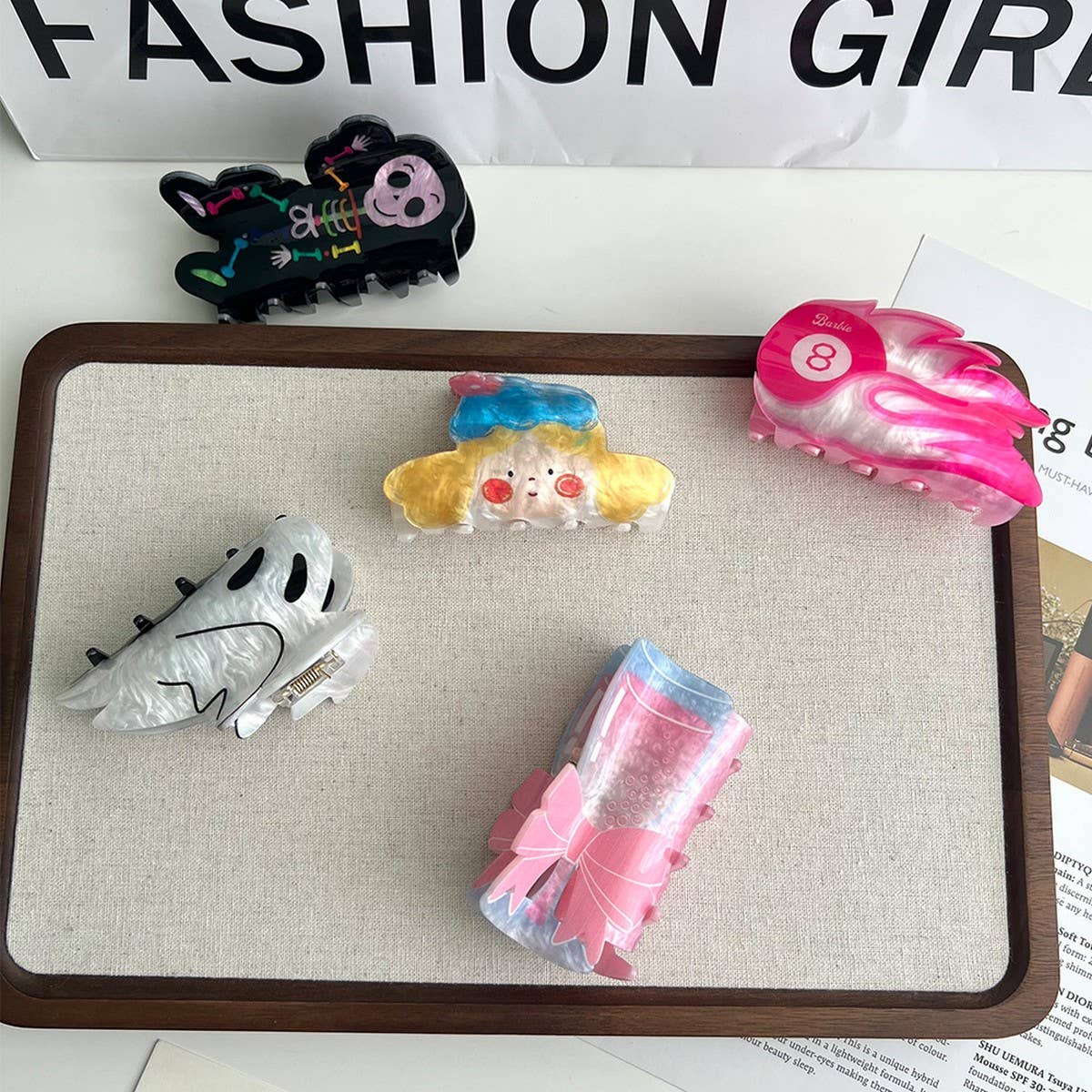 Halloween Ghost Cartoon Hair Claw Clip for Girls