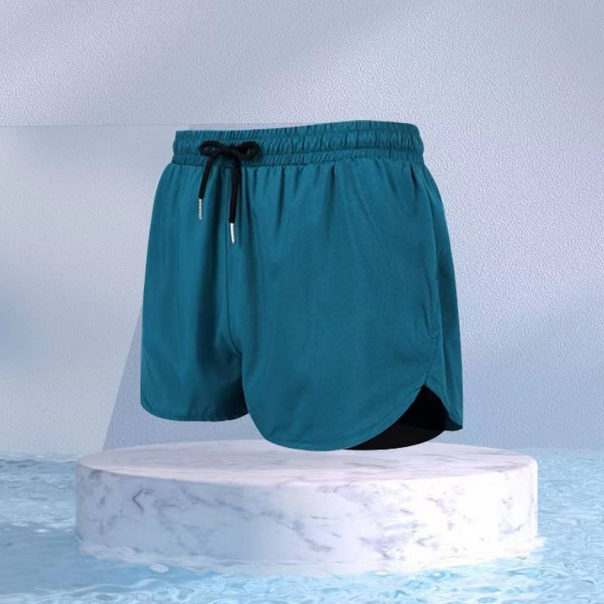 Men's Double-Lined Quick Dry Swim Shorts