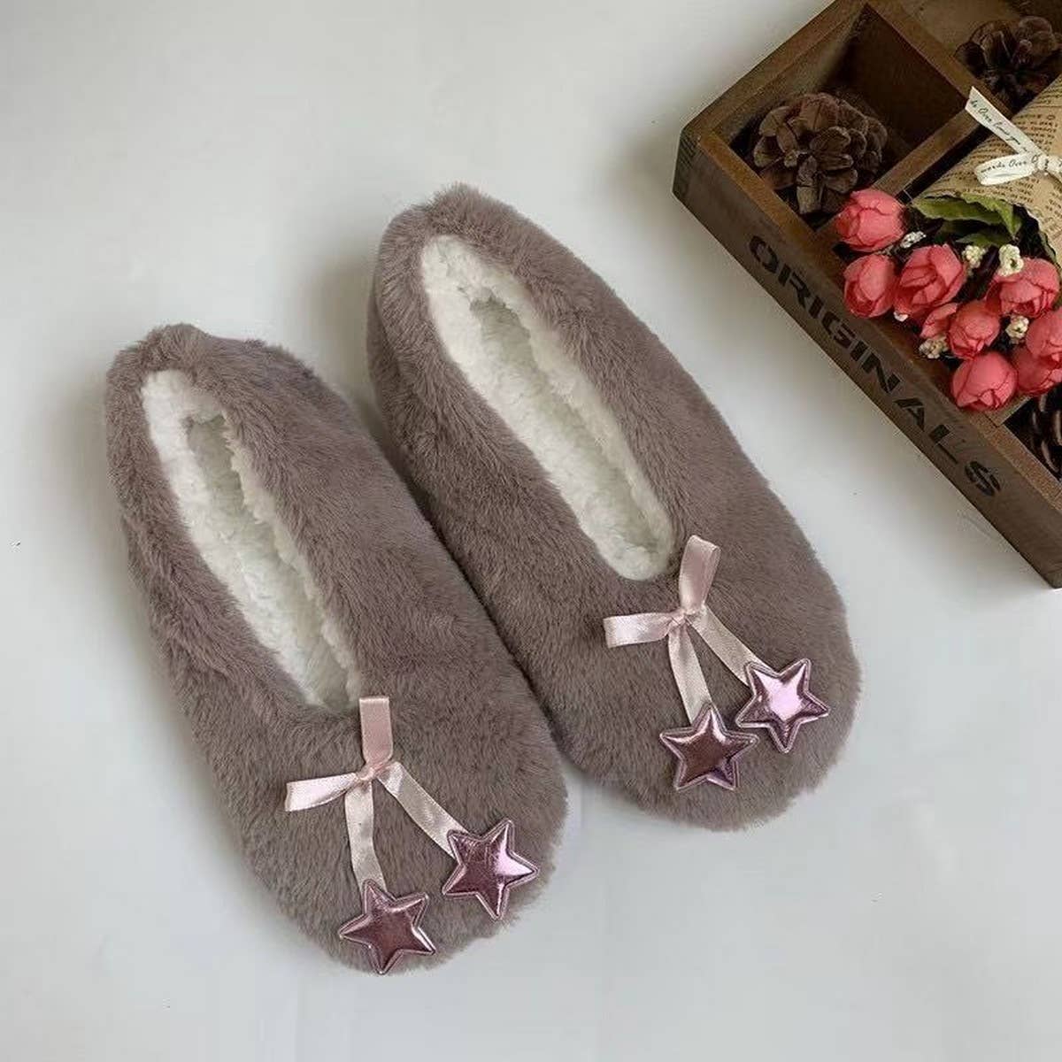 HOME WARM NON-SLIP PLUSH FLOOR SOCKS YOGA SOCKS