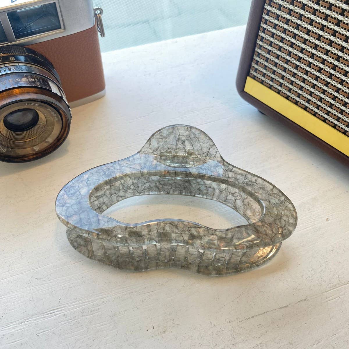 Cloud Shaped Hair Claw, Large Luxe Textured Clip