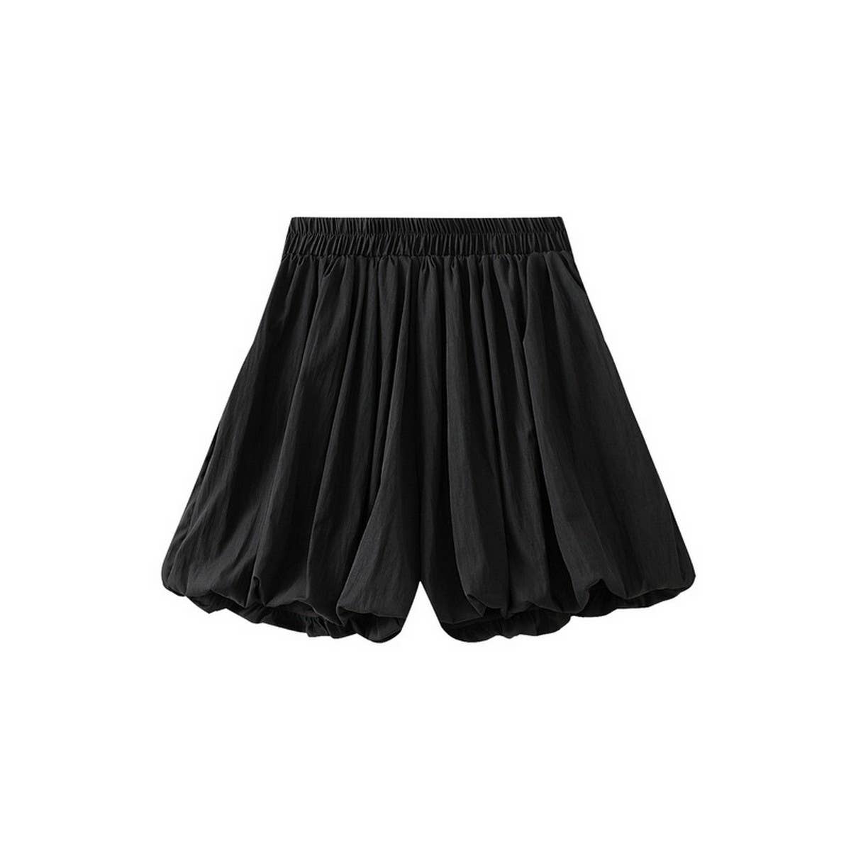 Bubble Skirted A-Line Pumpkin Puff Shorts_CWBMS0340