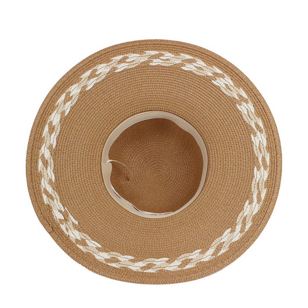 2024 NEW STYLE LACE STITCHING STRAW HAT_CWAH1203