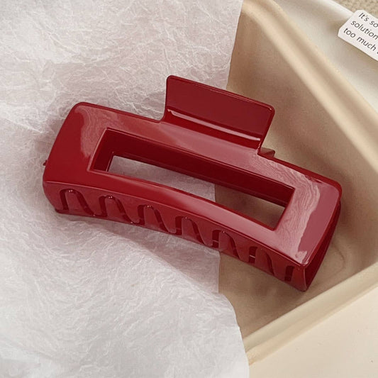 High-end PC large clip solid-color hair clip