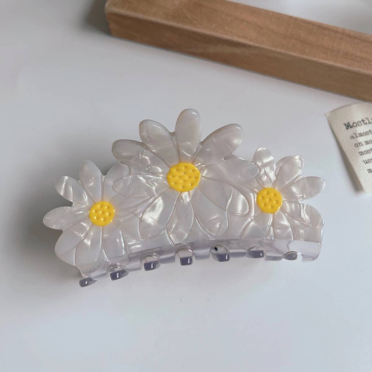 SIMPLE AND FRESH PALM BOUQUET HAIRPIN CLIP_CWAHA1327
