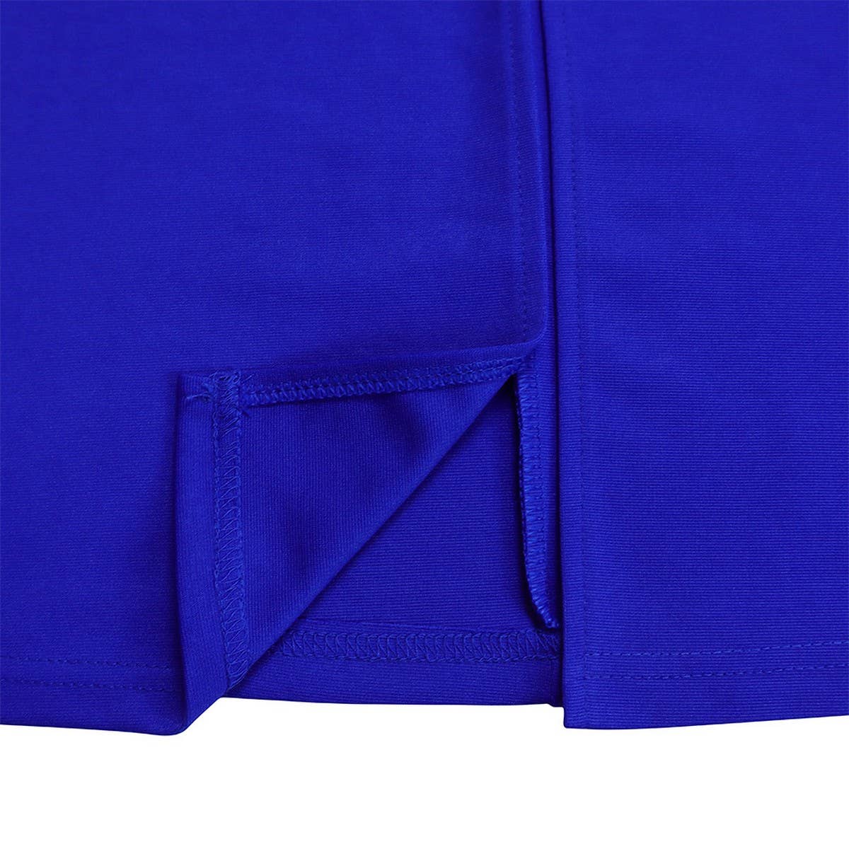 V-NECK SOLID COLOR HIP-HUGGING ELEGANT DRESS