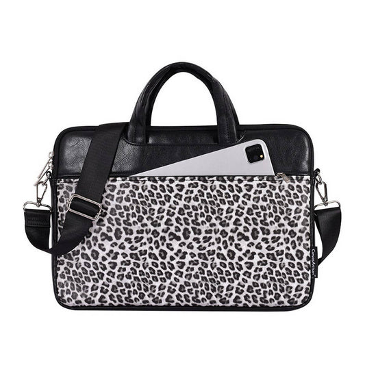 LEOPARD PRINT LAPTOP BRIEFCASE COMPUTER CASE_CWAB3325