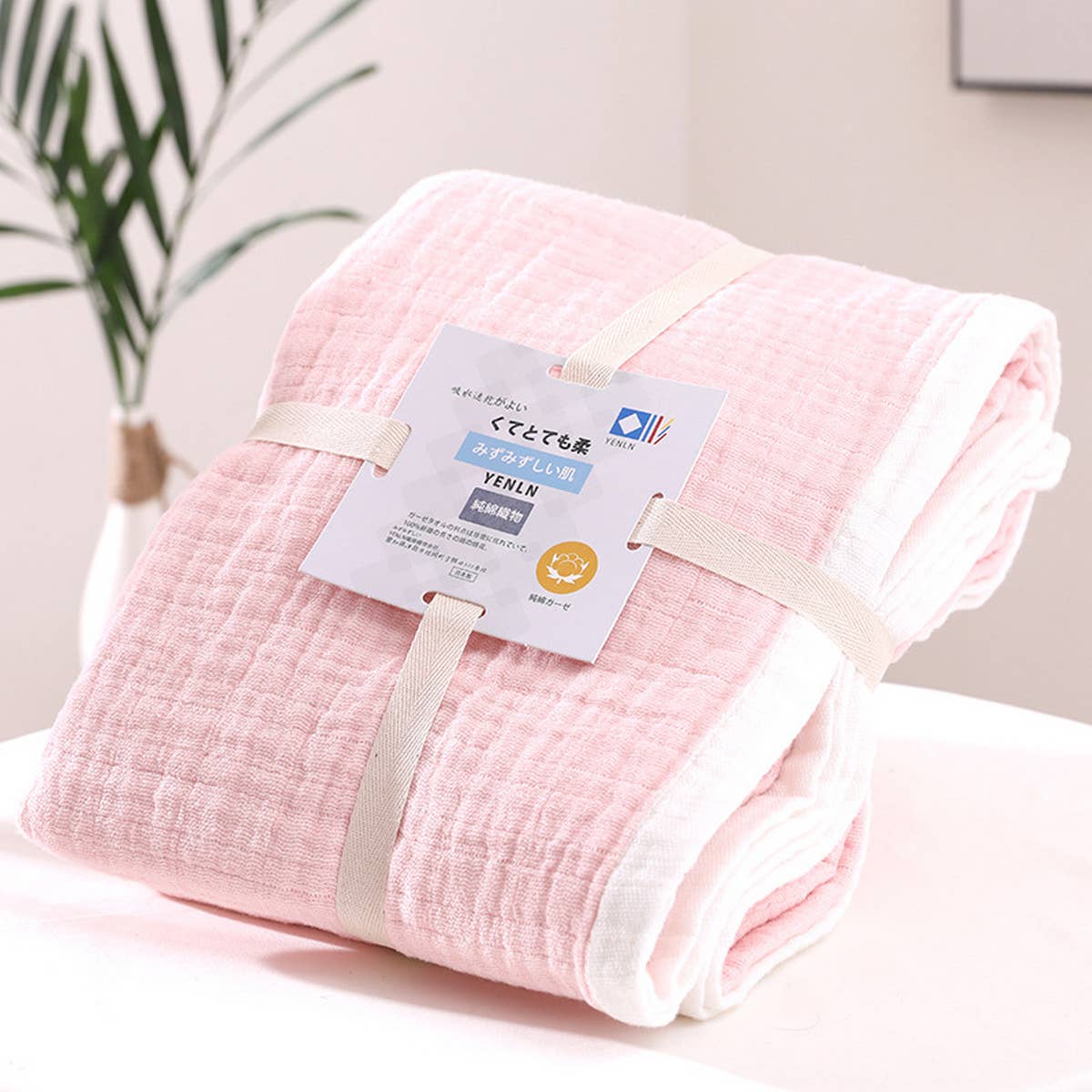 SOLID COLOR SIX-LAYER AIR-CONDITIONED NAP BLANKET_CWMM1611