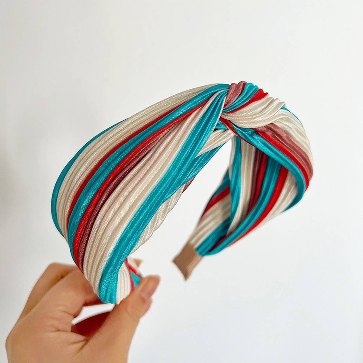 TEMPERAMENT CONTRASTING COLOR CROSS HEADBANDS_CWAHA1154