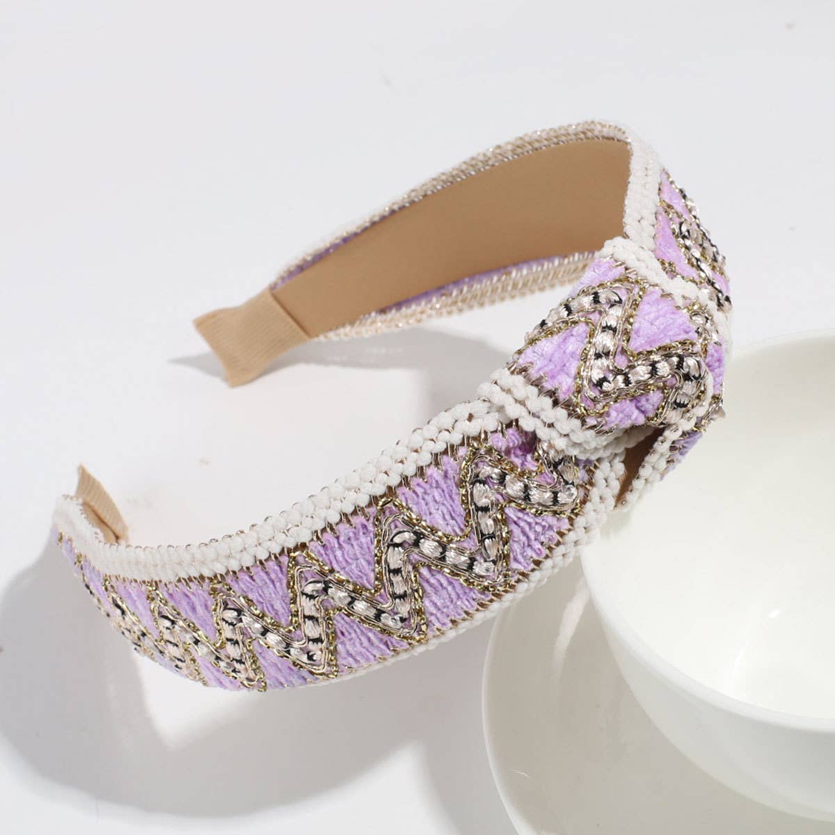 VINTAGE WIDE KNOTTED HEADBAND