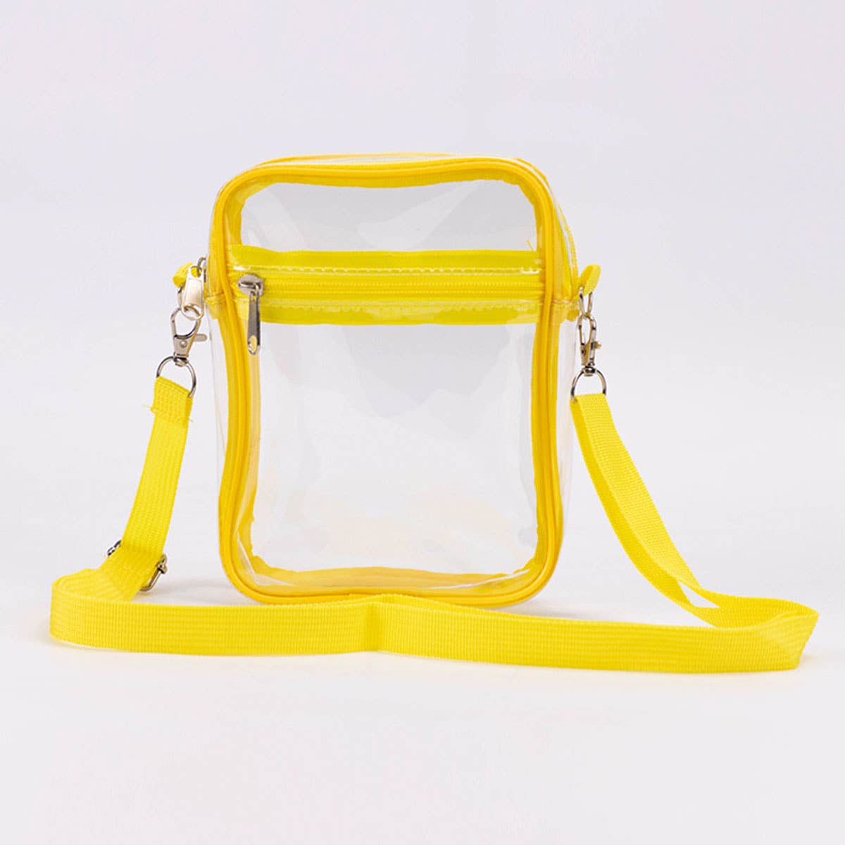 PVC transparent waterproof crossbody bag