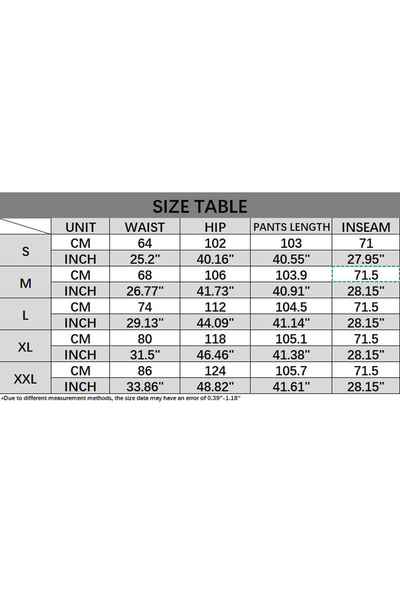 CWBLP1998_SUMMER CASUAL ELASTIC WAIST STRETCH PANTS