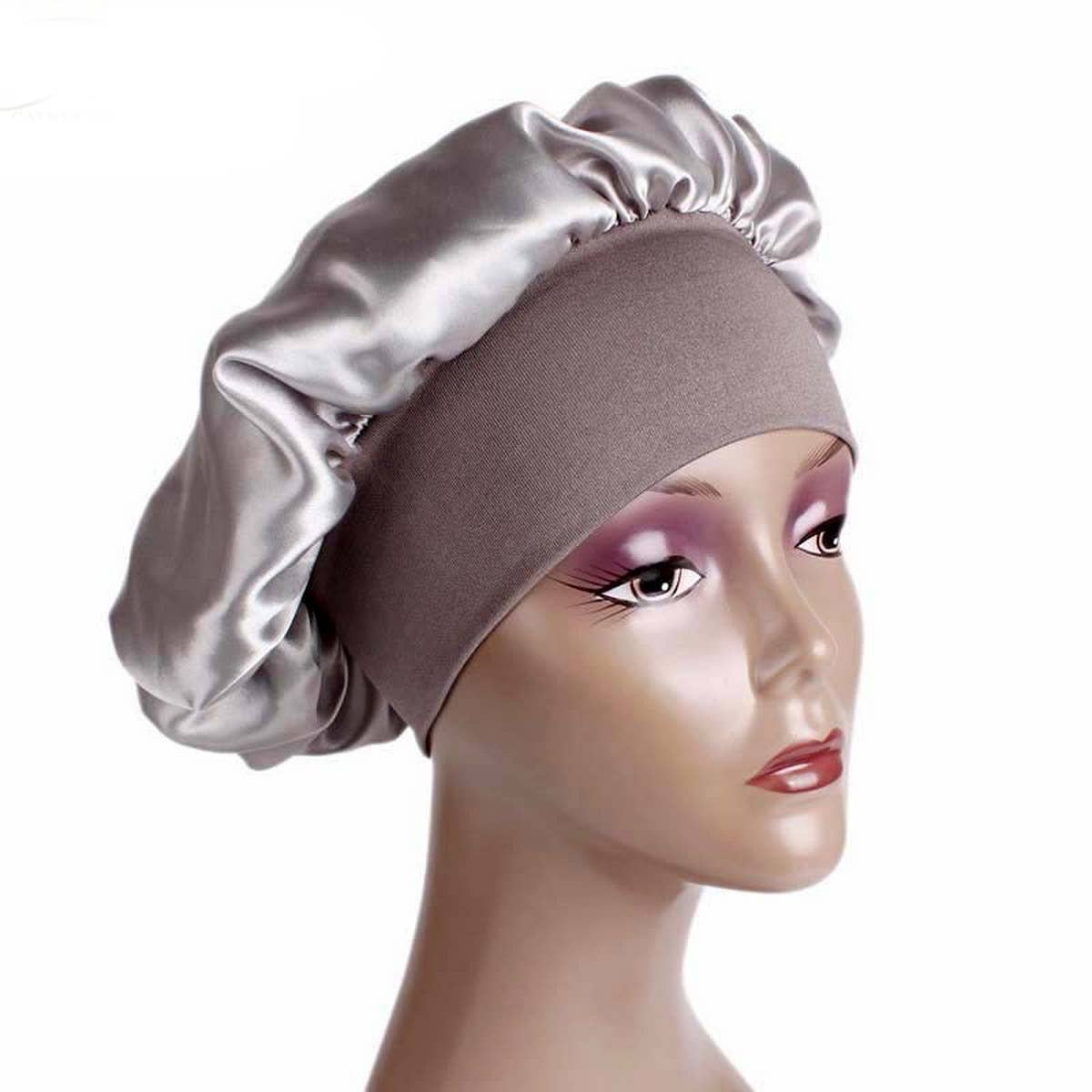 NEW WIDE-BRIMMED NIGHTCAP WITH HEADBAND_CWAH1486