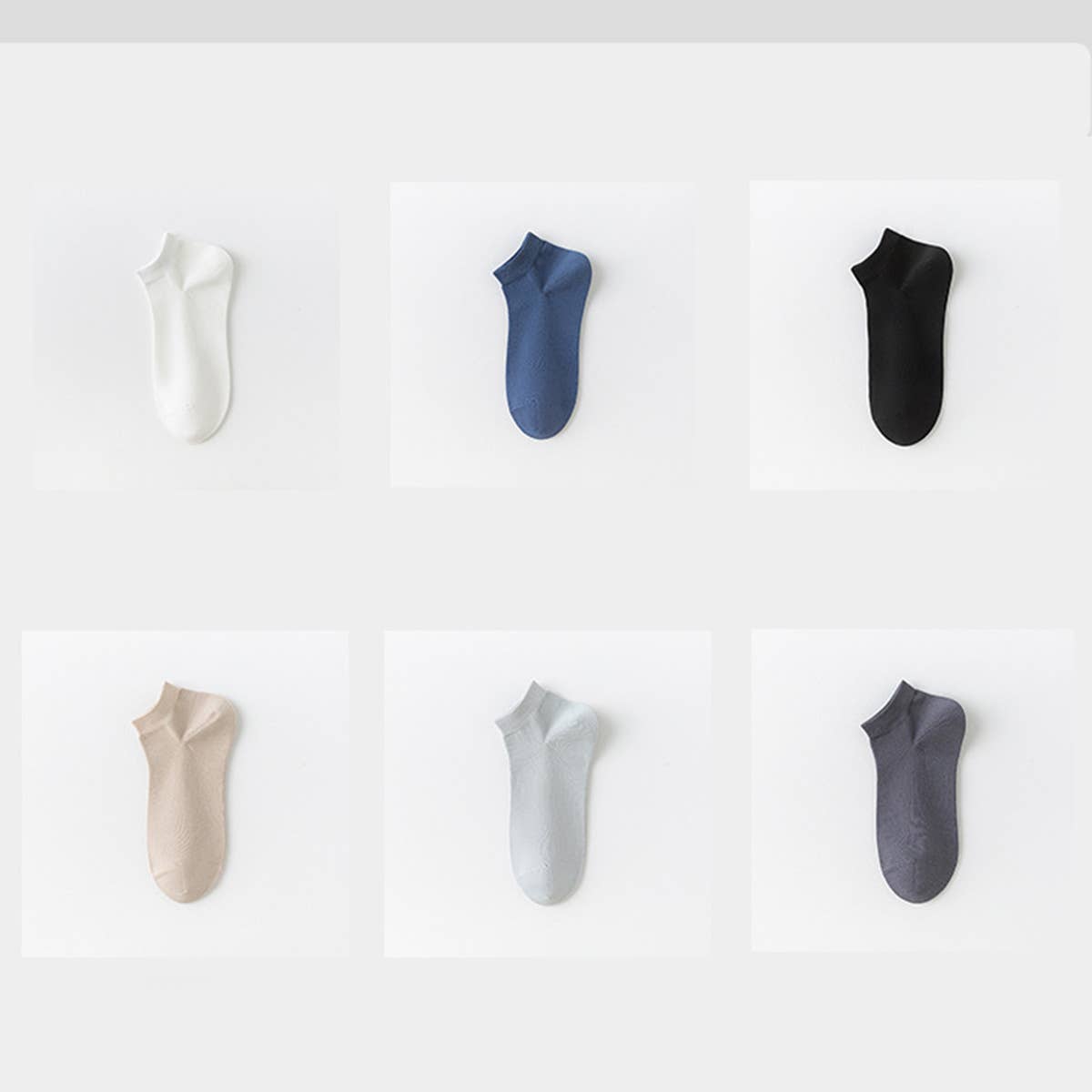 CWMS2466_SUMMER SHORT SIMPLE VERSATILE MEN'S SOCKS