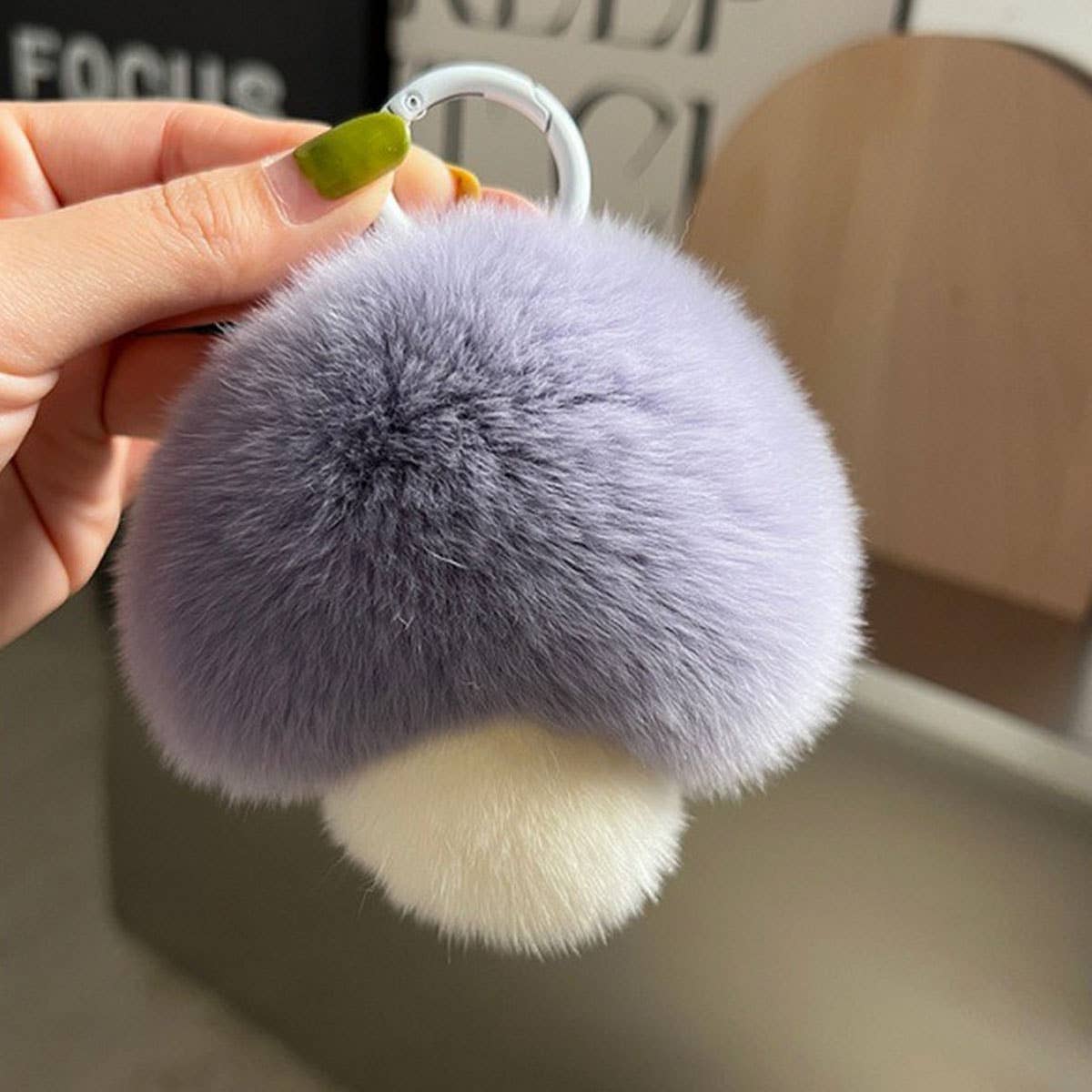 CUTE MUSHROOM KEYCHAIN PENDANT PLUSH ORNAMENT