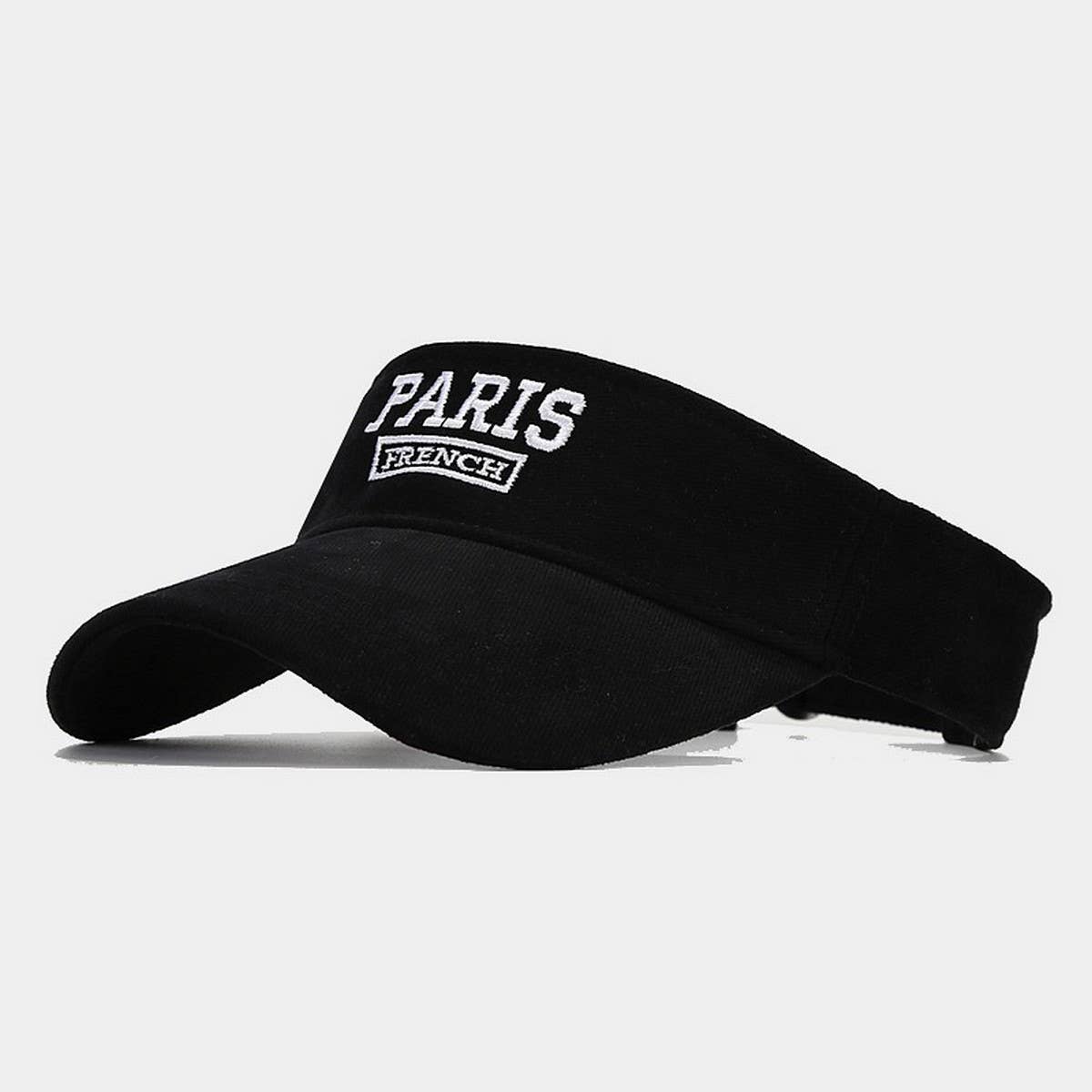 PARIS Embroidered Visor Hat -Summer Baseball Cap_CWAH3302
