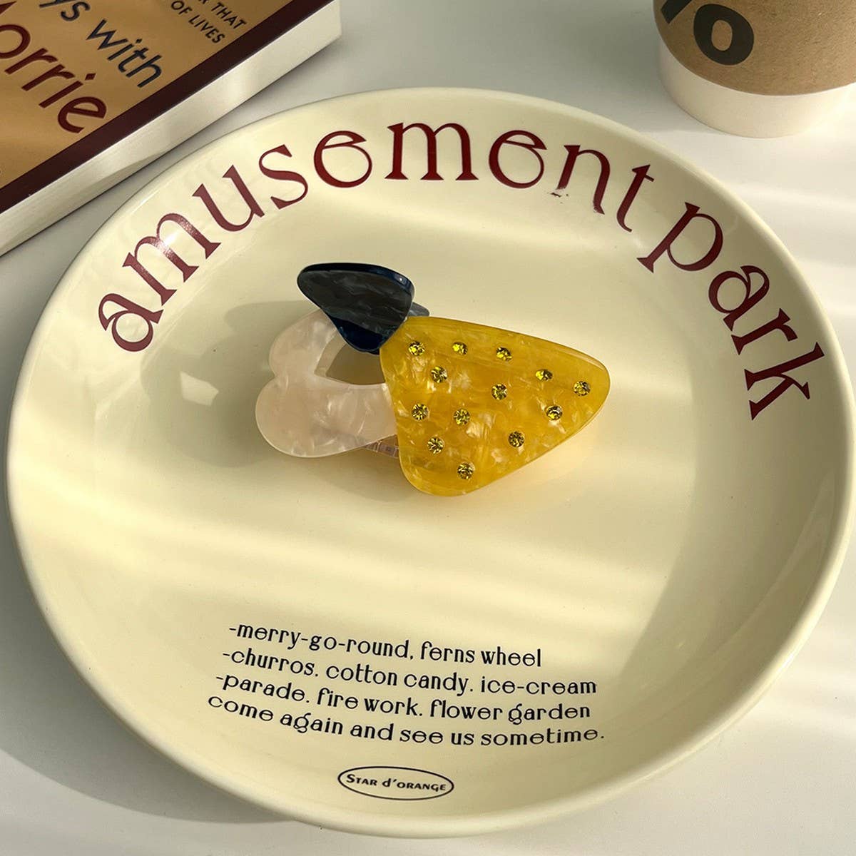 Cute Colorful Mushroom Acetate Hair Claw