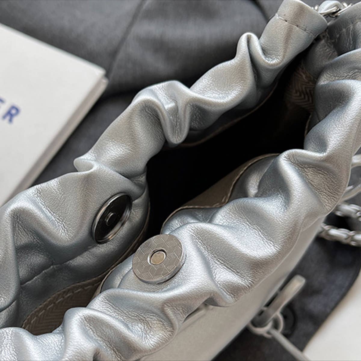 WOMEN BOW BUCKET BAG SHOULDER BAG_CWAB1562