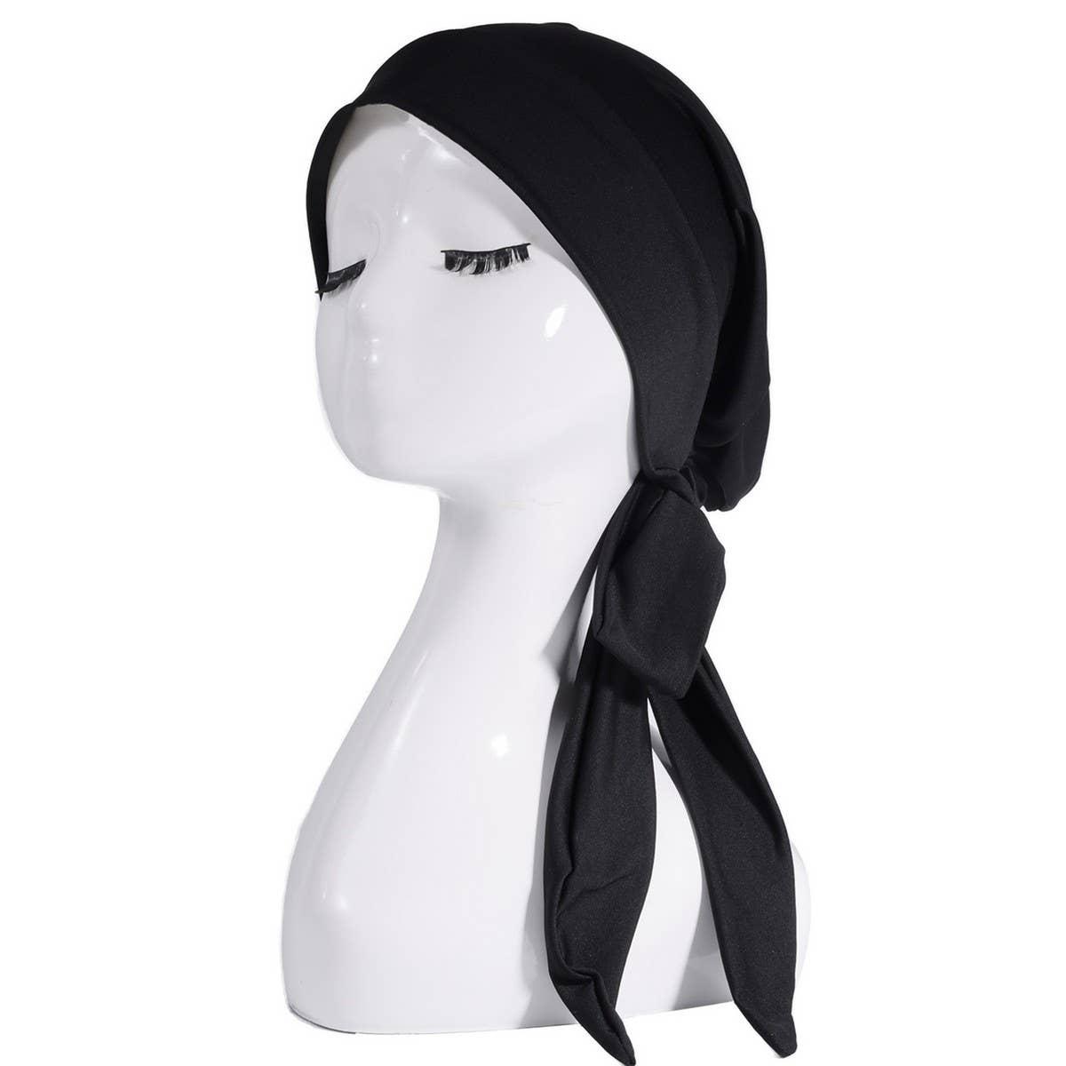 ETHNIC STYLE ELASTIC RIBBON PULLOVER HEADSCARF
