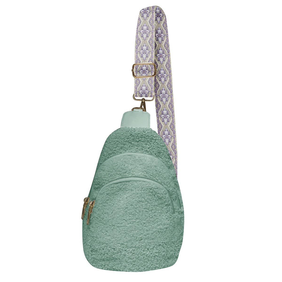 SHERPA PLUSH CROSSBODY BAG_CWAB1399