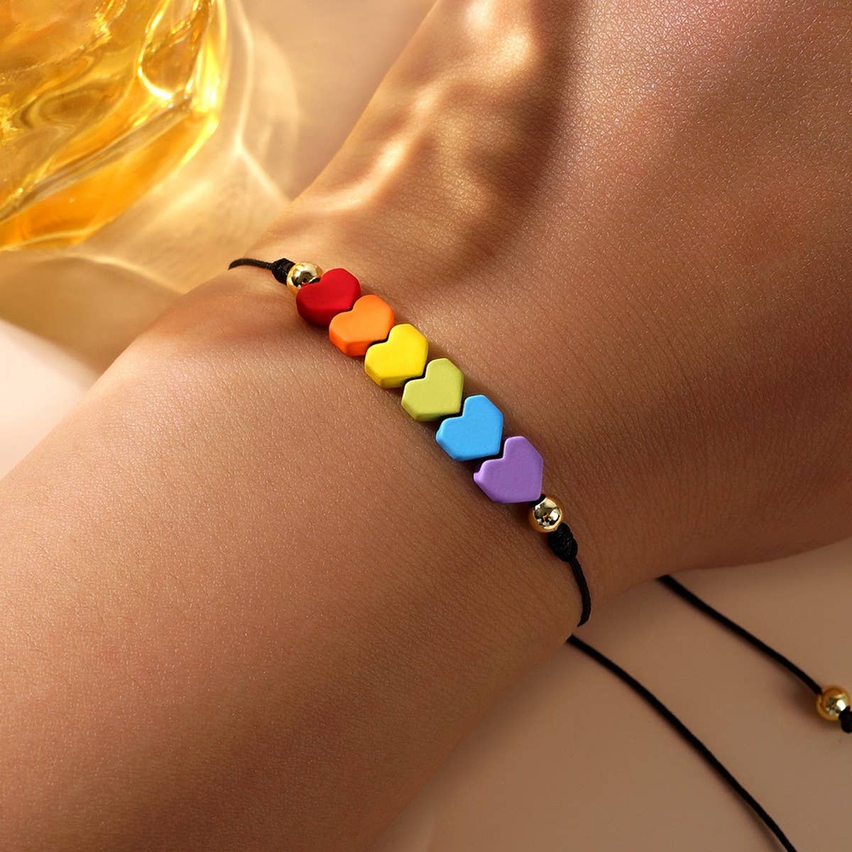 COLORFUL IRON GALLSTONE VALENTINE'S DAY BRACELET