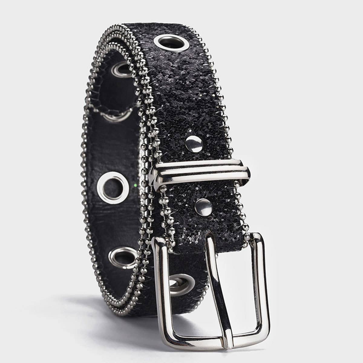 SEQUIN BLING VINTAGE BELT_CWABE0193