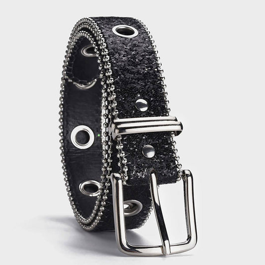 SEQUIN BLING VINTAGE BELT_CWABE0193