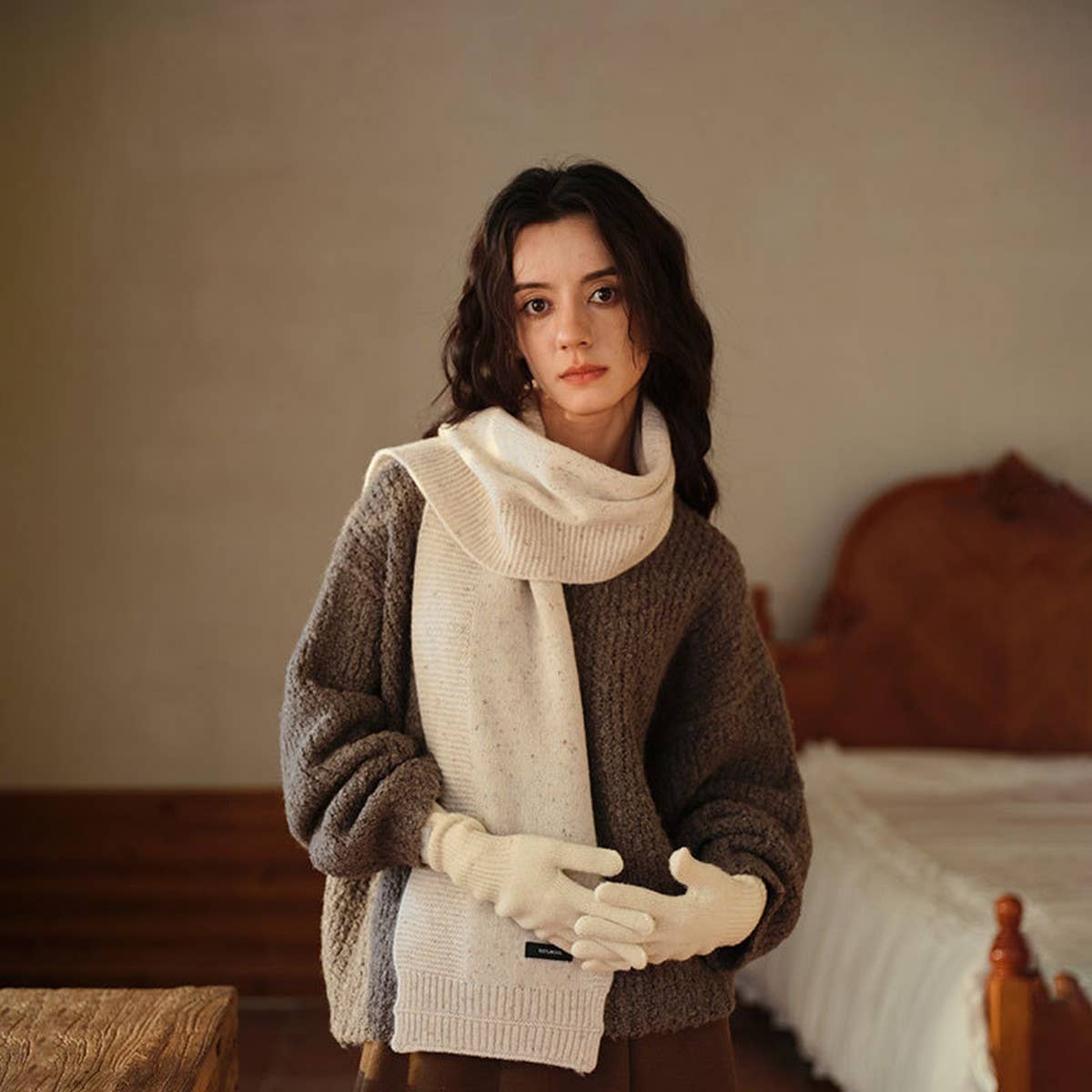 Soft & Warm Double-Sided Couple??¢s Neck Scarf_CWASC2342