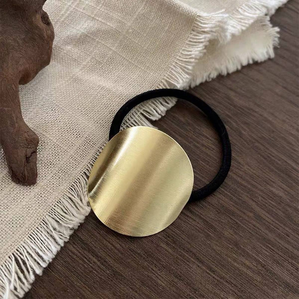 SIMPLE BRUSHED TEMPERAMENT HAIR SCRUNCHIES_CWAHA2661