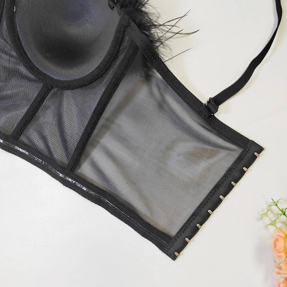 SWEET FEATHERED COMFORT HERRINGBONE CORSET