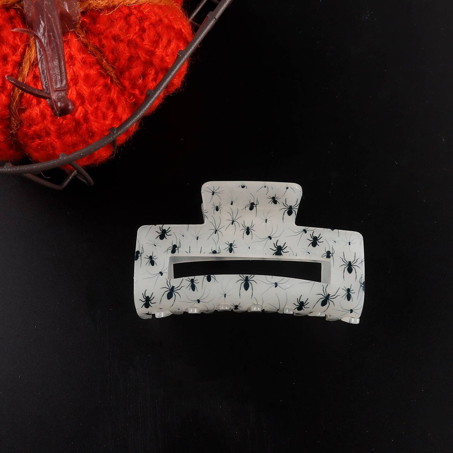 HALLOWEEN GHOST RECTANGULAR HAIRPIN