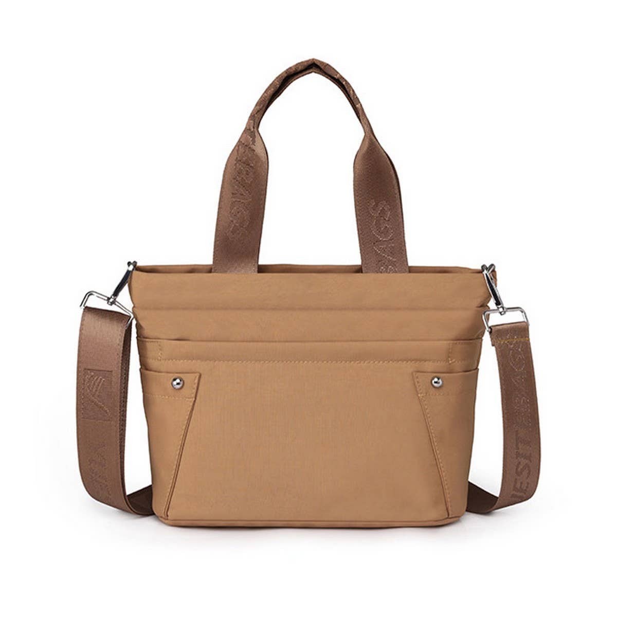 NYLON FABRIC MULTIPOCKET SHOULDER AND CROSSBODY BAG_CWAB3513