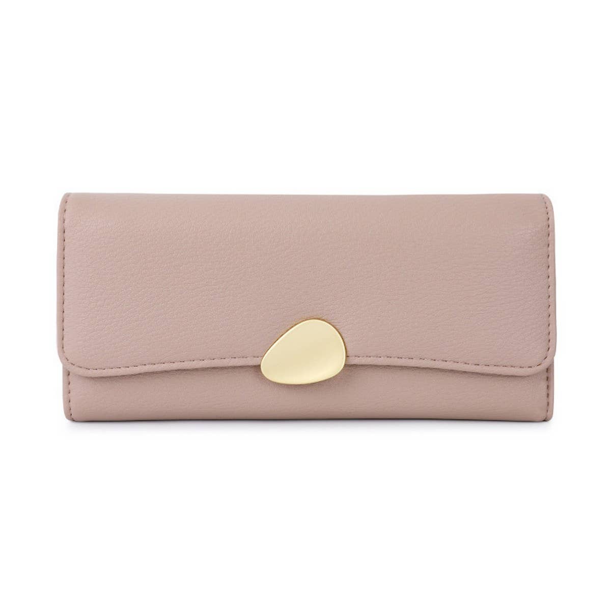 CLASSIC LITCHI PATTERN HASP WALLET_CWAB1651