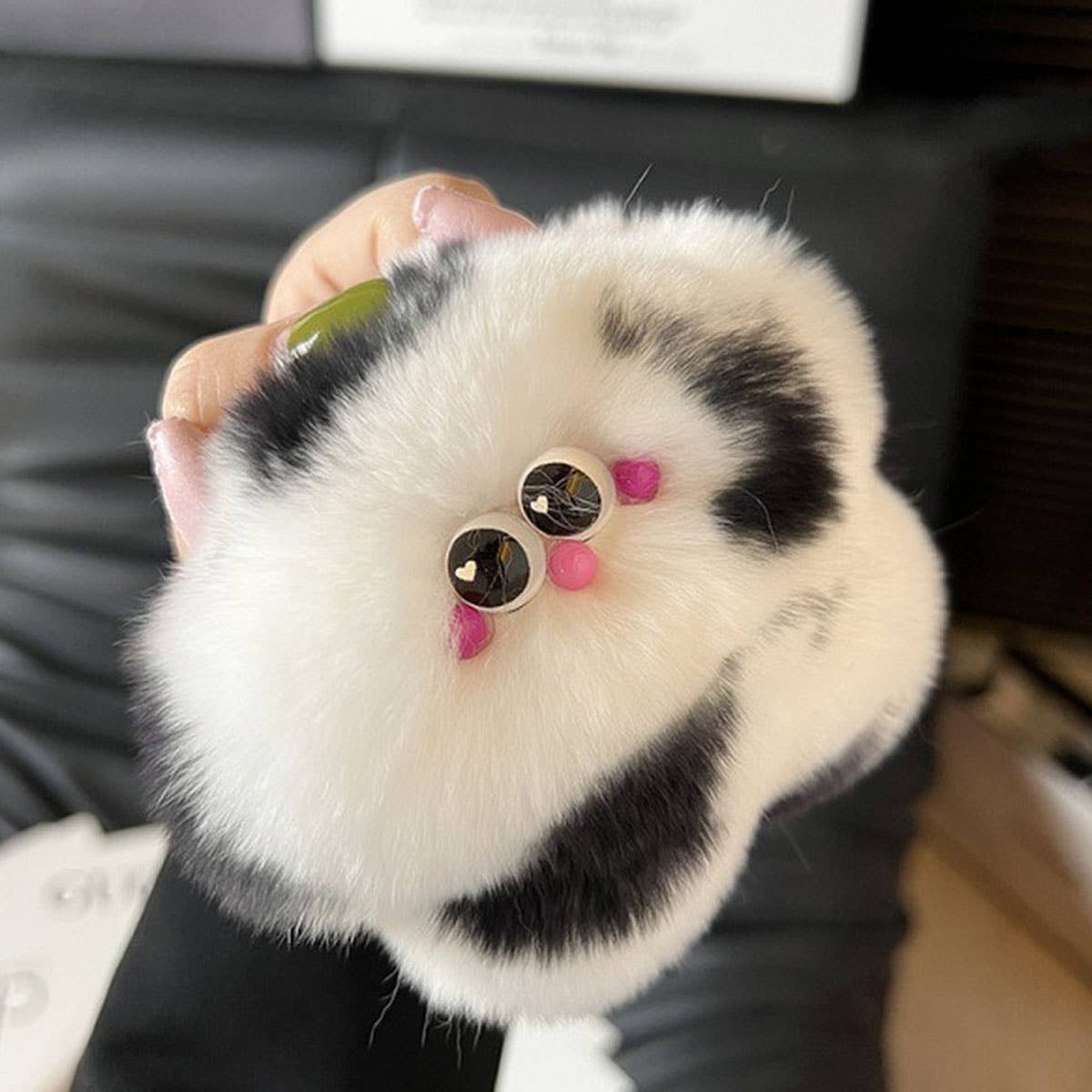 CUTE CALF CAR KEYCHAIN BAG PLUSH PENDANT GIFT