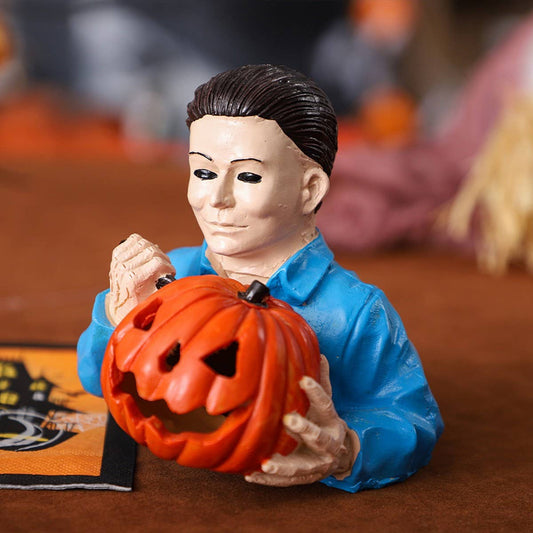 Halloween Killer Resin Horror Figurine Decor_CWAJE5286