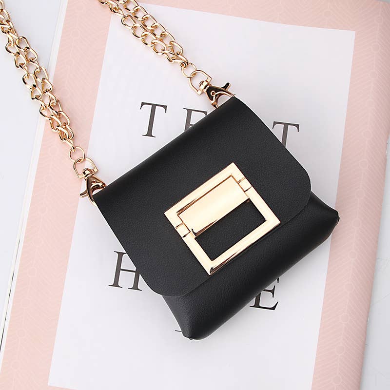 Chain single-shoulder crossbody mini waist bag