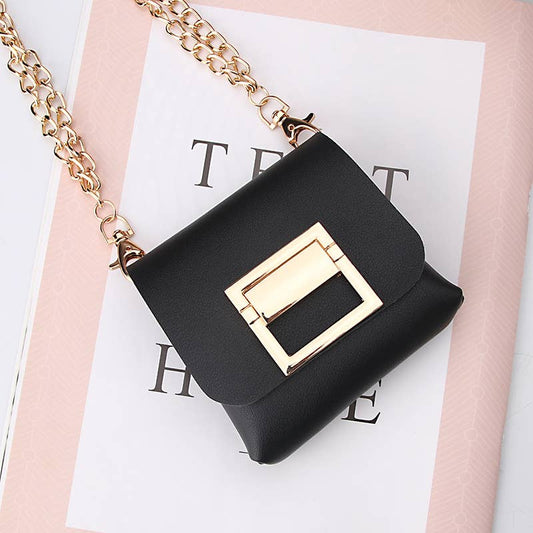 Chain single-shoulder crossbody mini waist bag