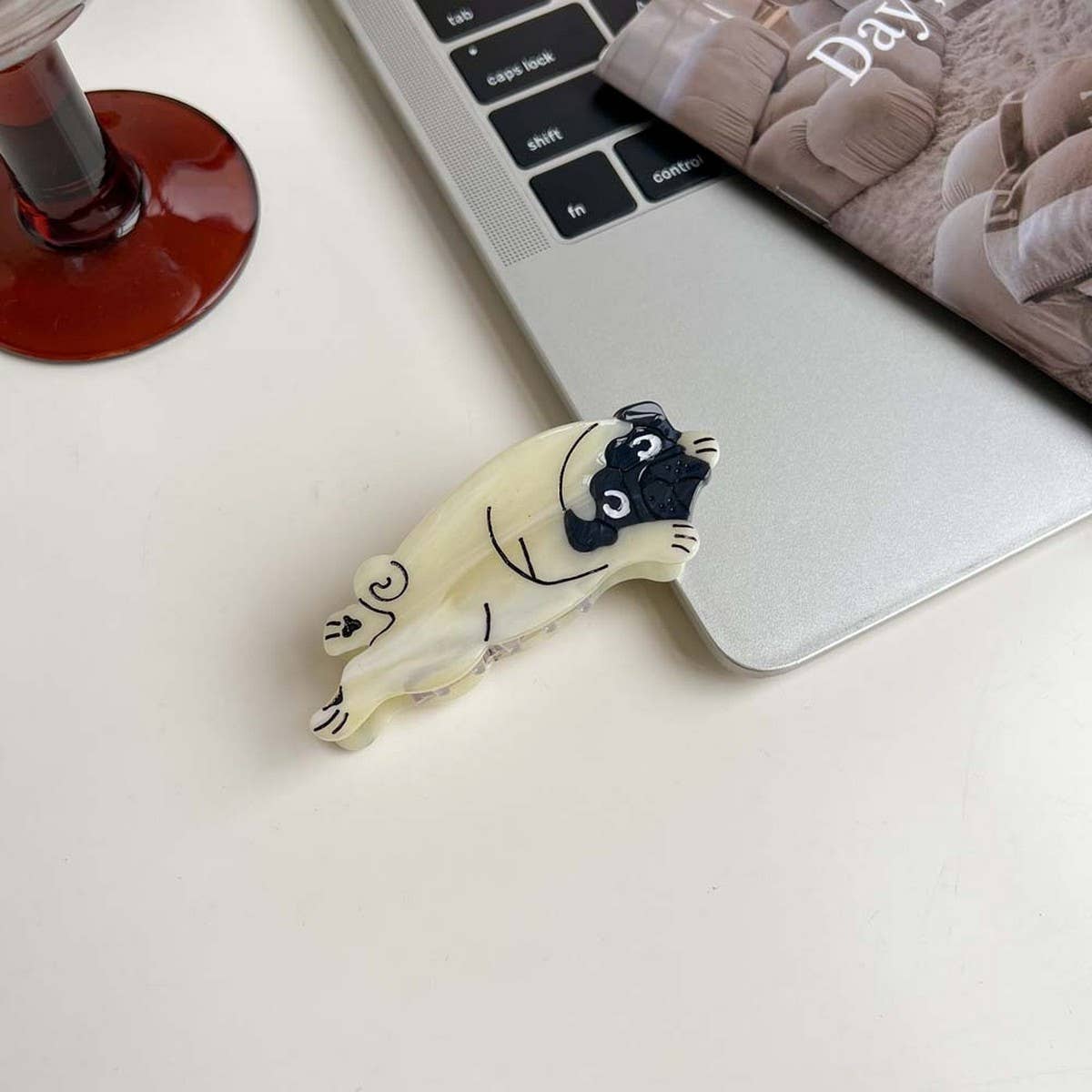 Cartoon Dog Acetate Hair Claw Clip for Girls_CWAHA5780