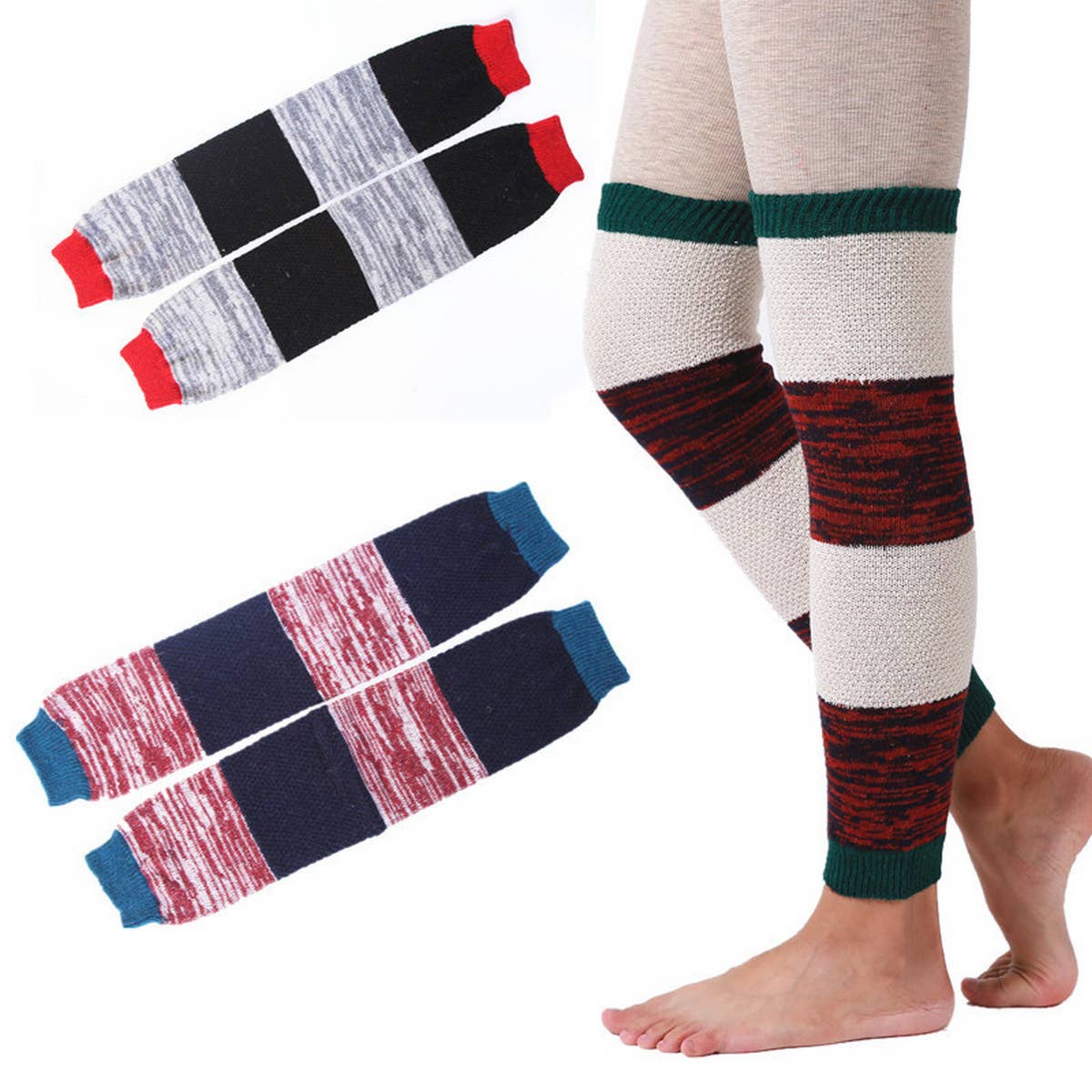 2024 NEW MIXED COLOR STITCHING KNITTED SOCKS_CWMM1783