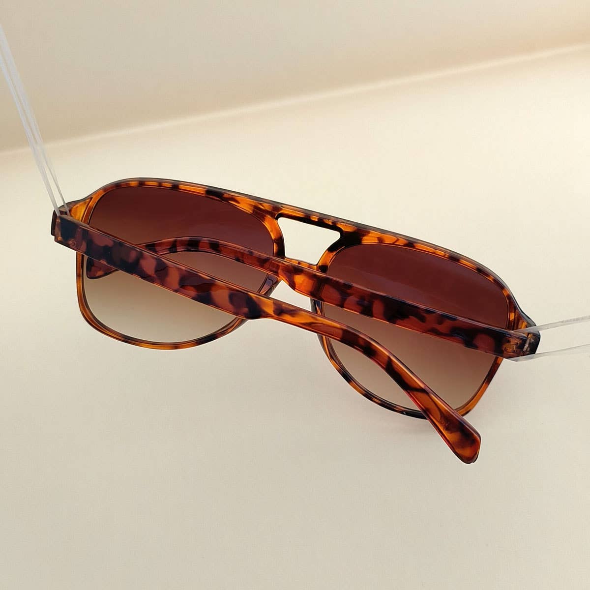 Vintage Double Bridge Aviator Sunglasses