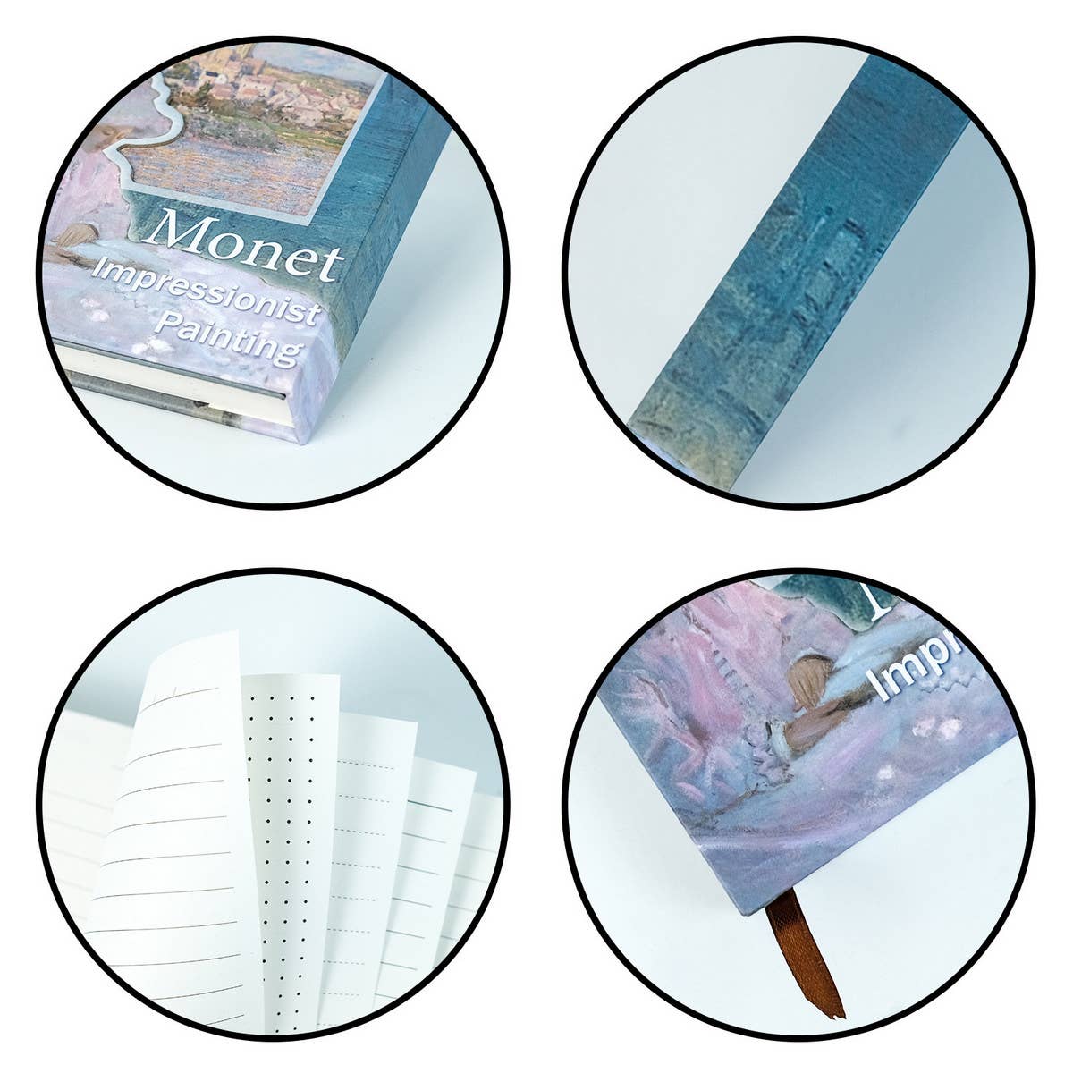 VINTAGE OIL PAINTING GIRL COVER NOTEBOOK