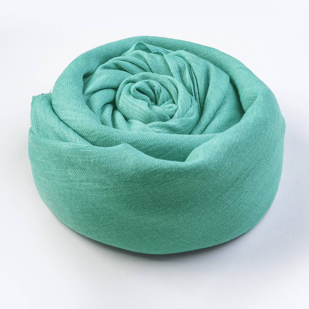 Solid Cotton Linen Scarf for Women Summer Sun Prot_CWASC1451