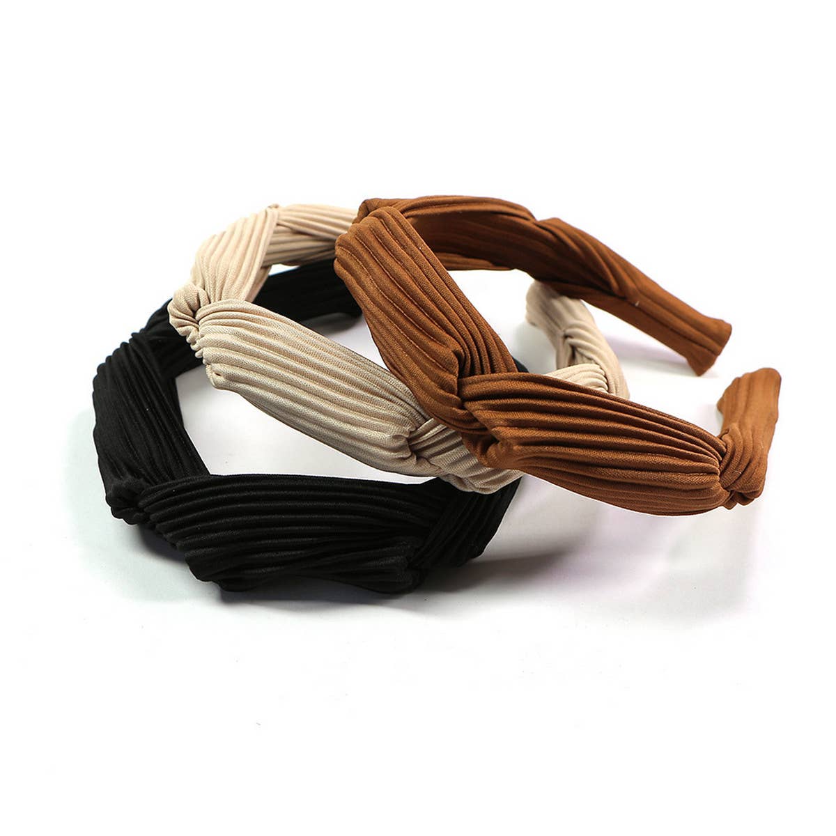RETRO CRUMPLED GEOMETRIC HEADBAND_CWAHA0983