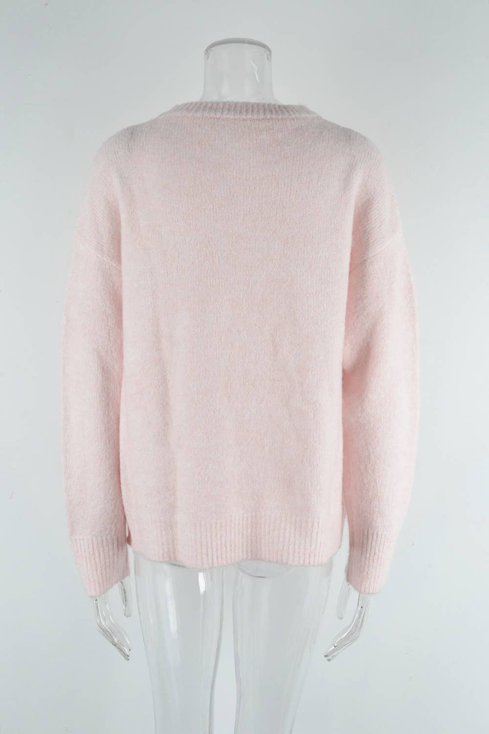 SOLID COLOR ALL-IN-ONE SWEATER PULLOVER SWEATER