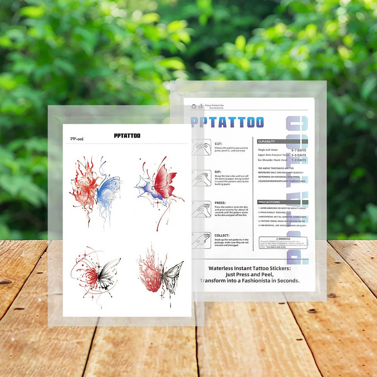 Dopamine Cat Firework Tattoo Stickers Waterproof