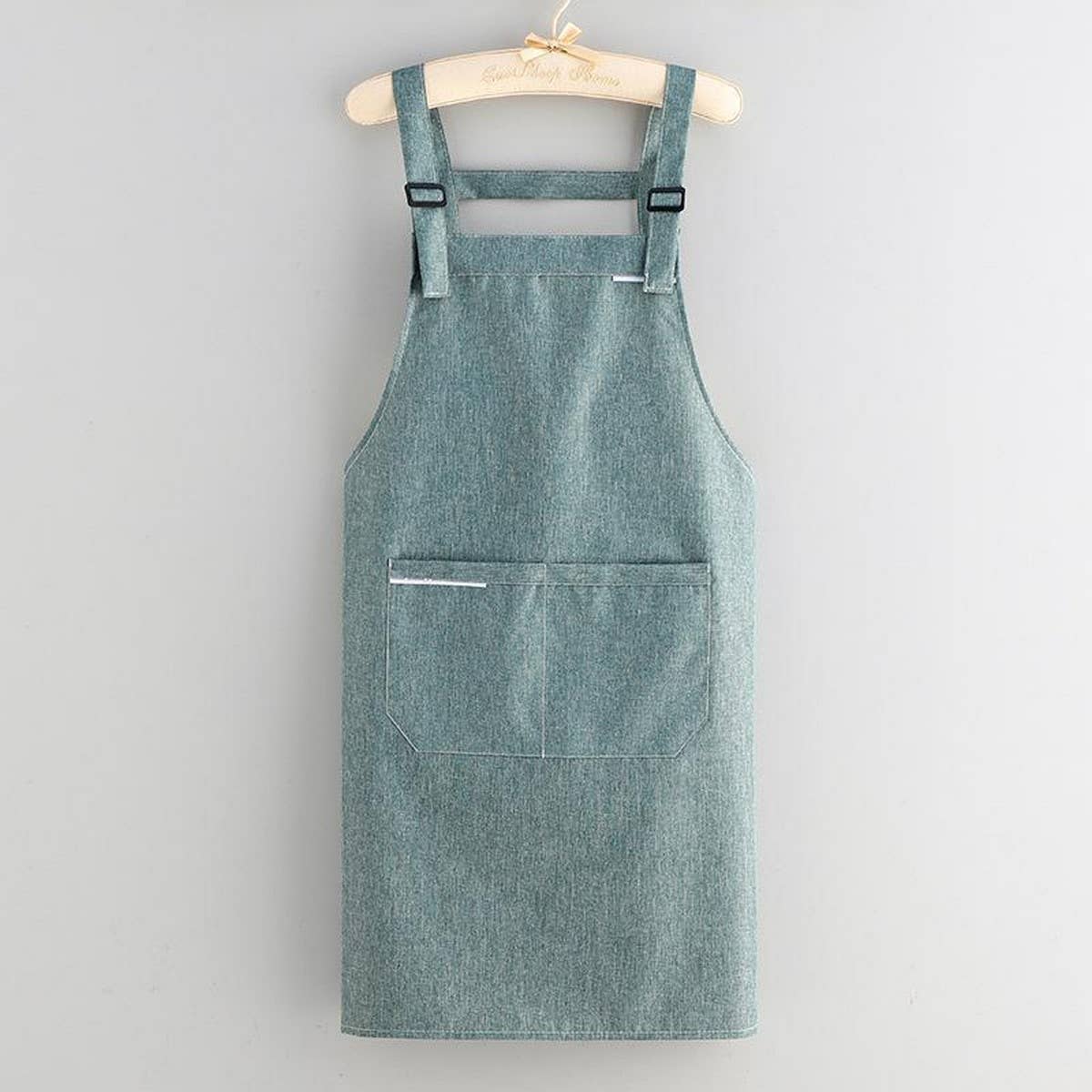 Fabric coating Solid Color apron with pockets bulk_CWMM2037