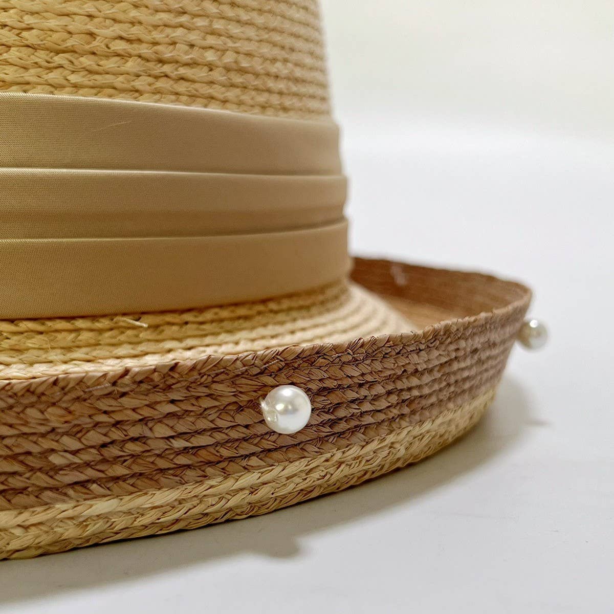 Stylish and fashionable sun protection straw hat_CWAH3591