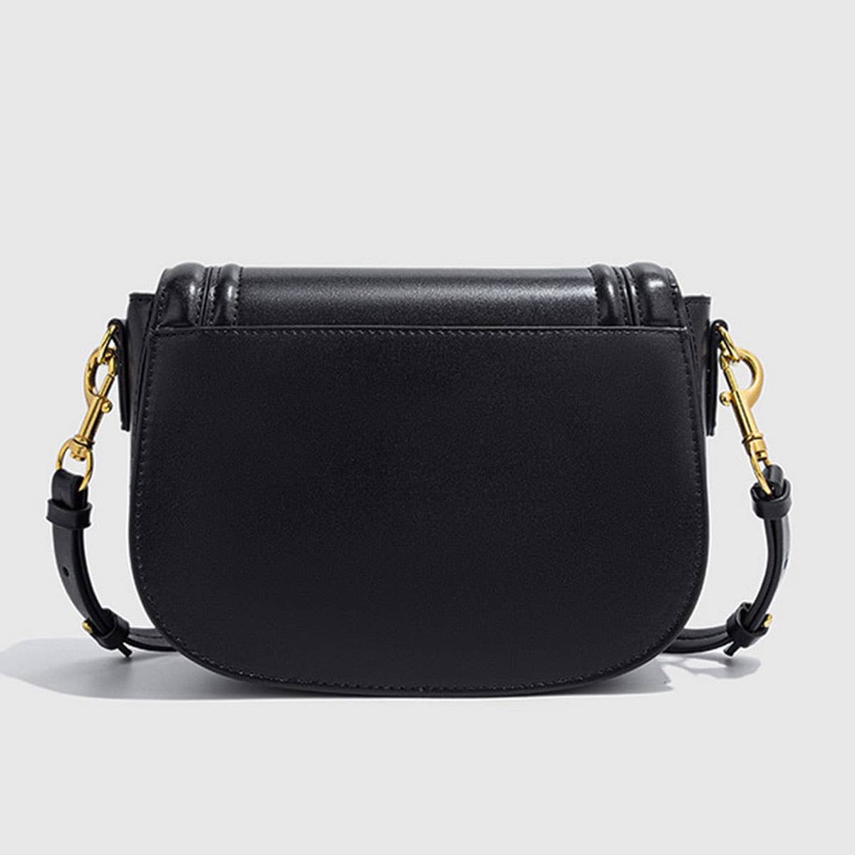 POPULAR WIDE SHOULDER STRAP SADDLE BAG FOR WOMEN_CWAB3421